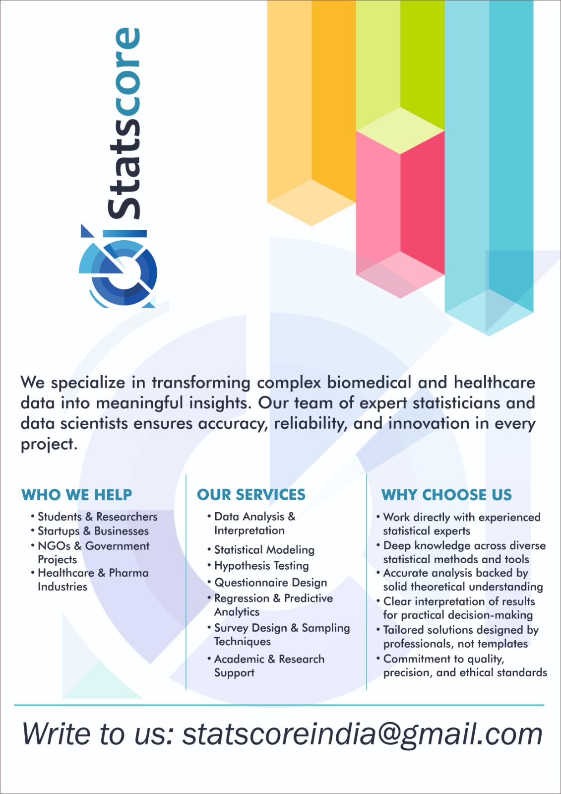Statscore — Healthcare communication design